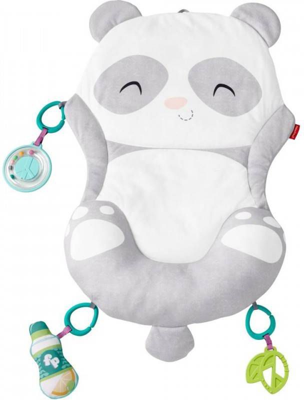 Fisher price Speelkleed Panda 74 X 45 Cm Grijs/wit 4 delig