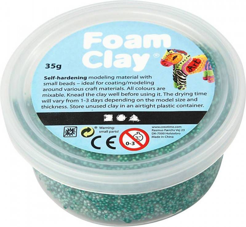Foam Clay Klei Donkergroen 35 Gram(78954 )