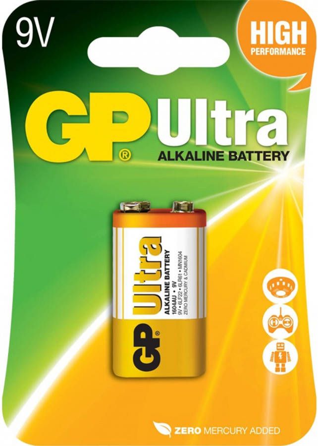 GP Ultra Alkaline 9v Blok