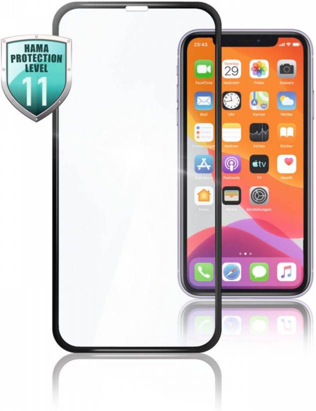Hama Displaybeschermingsglas 3D Full Screen beschermglas voor Apple iPhone 12 Pro Max glas, bescherming, displaybescherming serie 3d full screen glas - hardheid 10 uur - veiligheidsklasse 11 - smartphone apple iphone 12 pro max