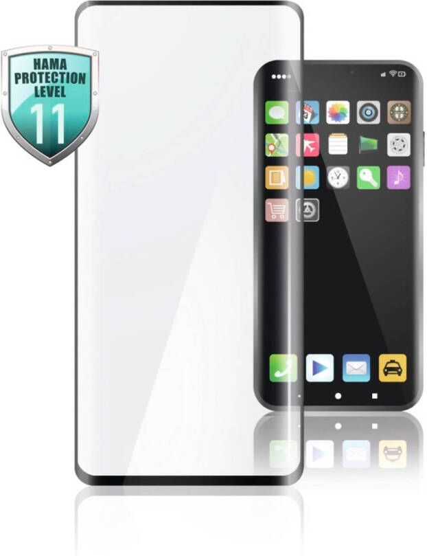 Hama 3d full screen beschermglas Voor Xiaomi Mi 10(Pro)5g Zwart