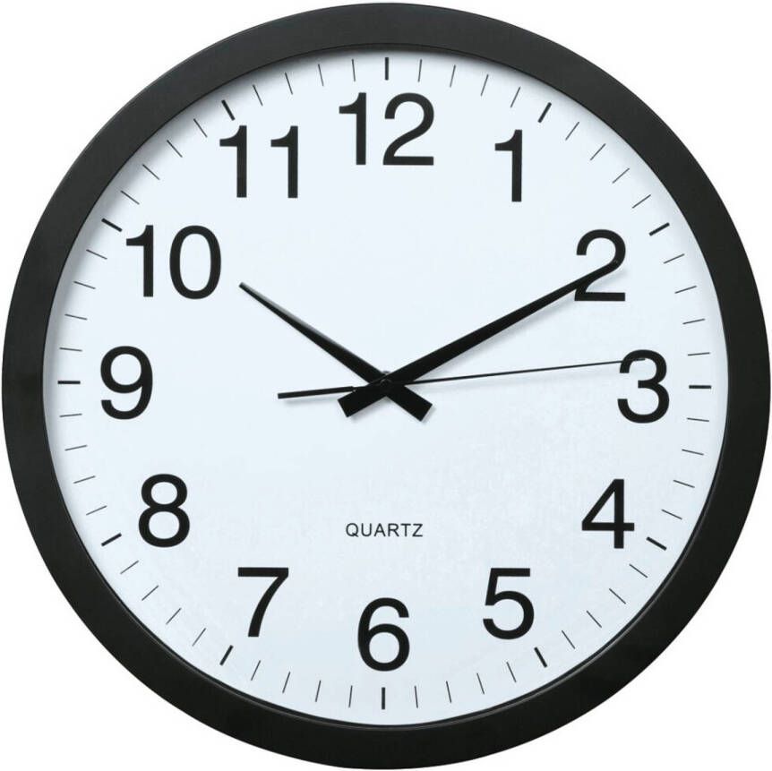 Hama Wandklok Pg 400 Jumbo Geluidsarm Zwart