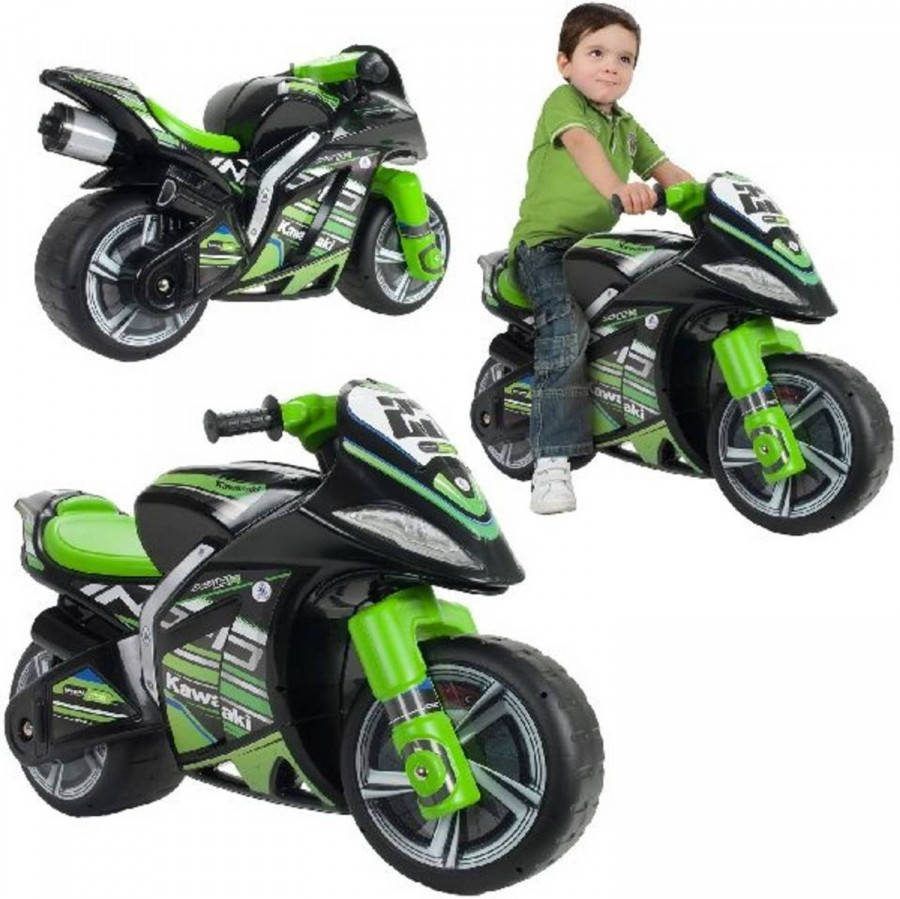 Injusa Kawasaki Motor Zwart/groen