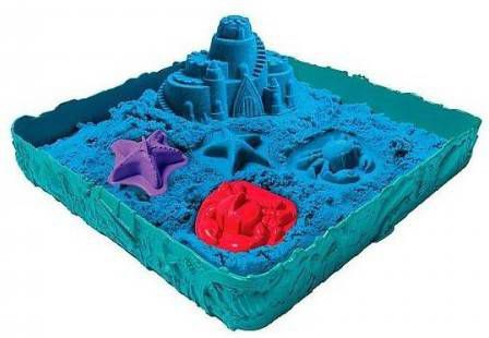 Kinetic Sand Zandbox Blauw
