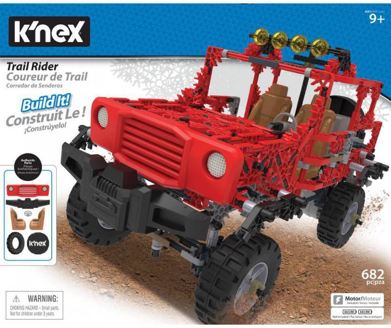 K'NEX K&apos, nex Gemotorizeerde Rode Jeep Bouwset