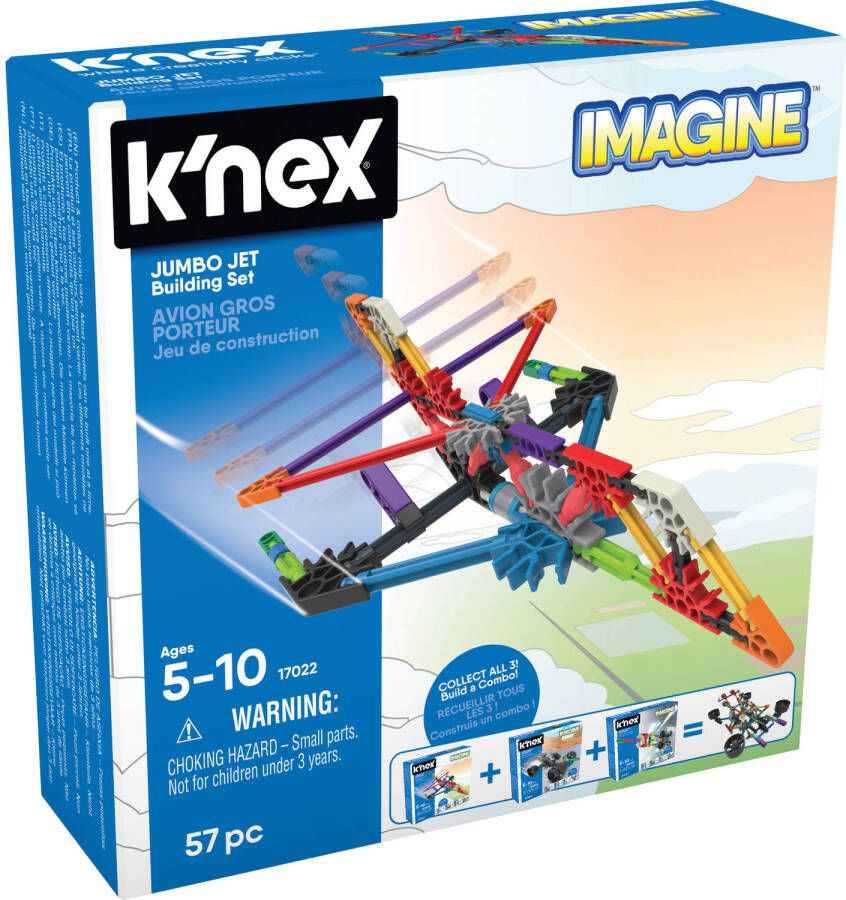 K'NEX K&apos, nex Imagine Jumbo Jet Building Set