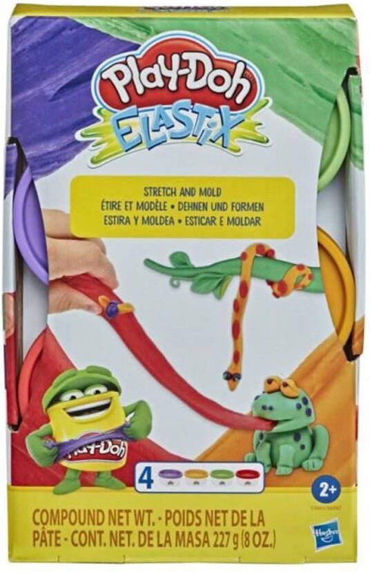 KoopjeXL Play doh 4 Potten Elastix modelleerpasta Elk 56 G