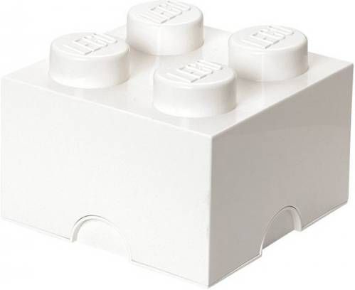 LEGO Opbergen witte opbergbox Brick 4 40031735