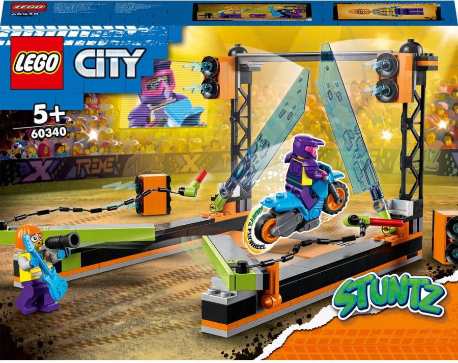 Lego City Stuntz The Blade Stunt Challenge Bike Set(60340 )