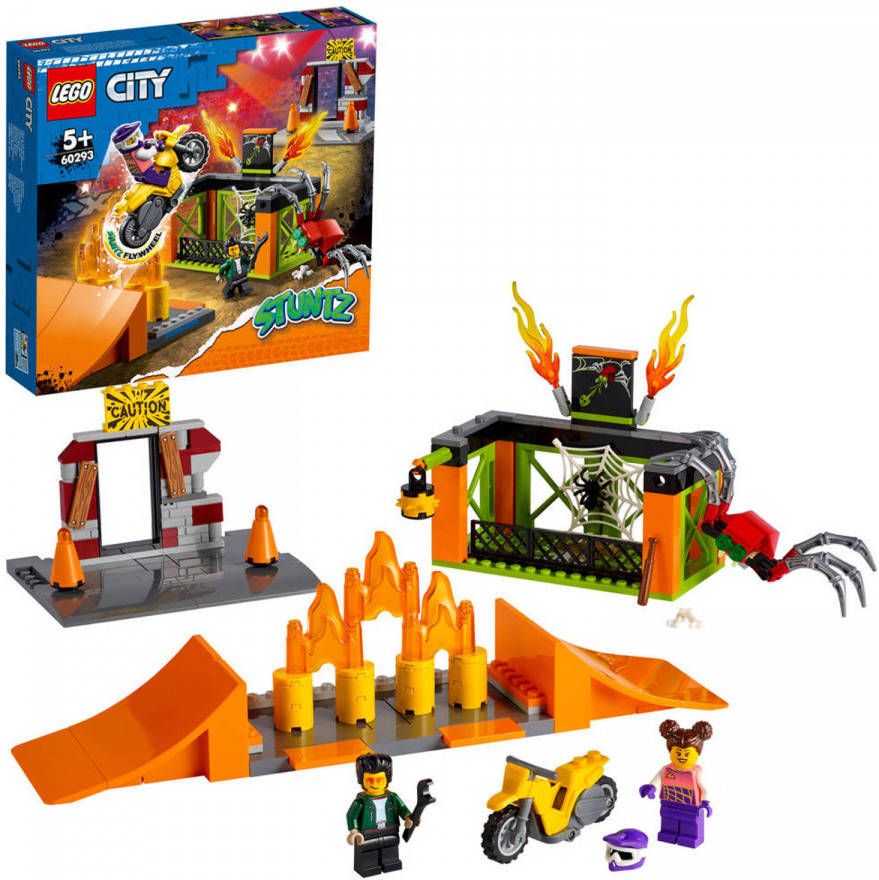 Lego City Stuntz Stunt Park Show Set with Toy Motorbike(60293 )