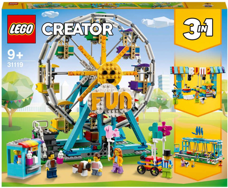 LEGO Creator 3in1 Reuzenrad Speelgoed Kermis 31119