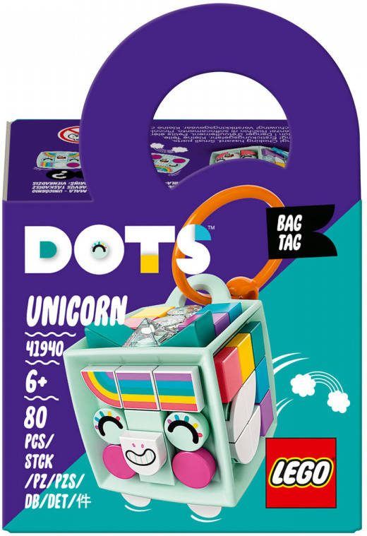 LEGO Dots Tassenhanger Eenhoorn 41940