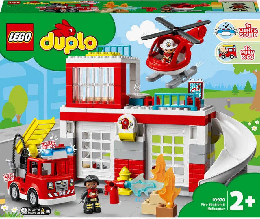 Lego DUPLO Brandweerkazerne & Helikopter Speelset 10970