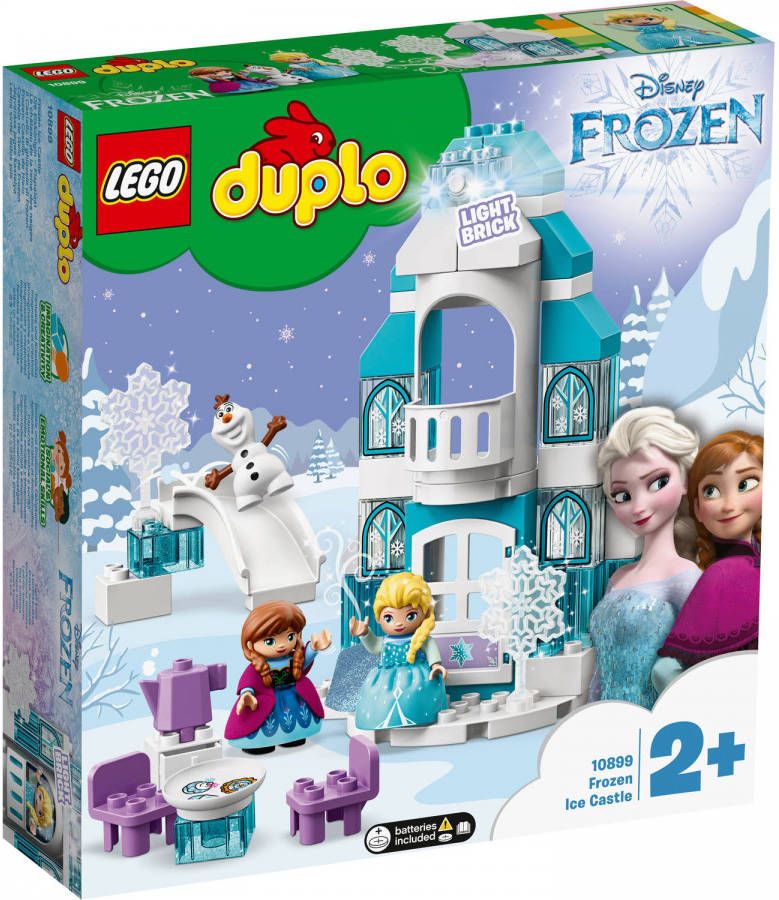 Lego 10899 DUPLO Disney Princess Frozen Ijskasteel Bouwset met Prinses Elsa, Anna voor Kinderen van 2 Jaar en Ouder