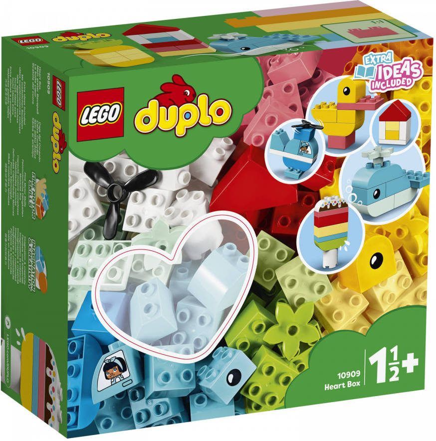 Lego DUPLO Classic Heart Box First Bricks Building Set(10909 )