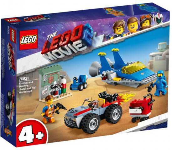 Lego ® The  Movie™ 2 Emmets en Benny's bouw- en reparatiewerkplaats 70821 Kleurrijk