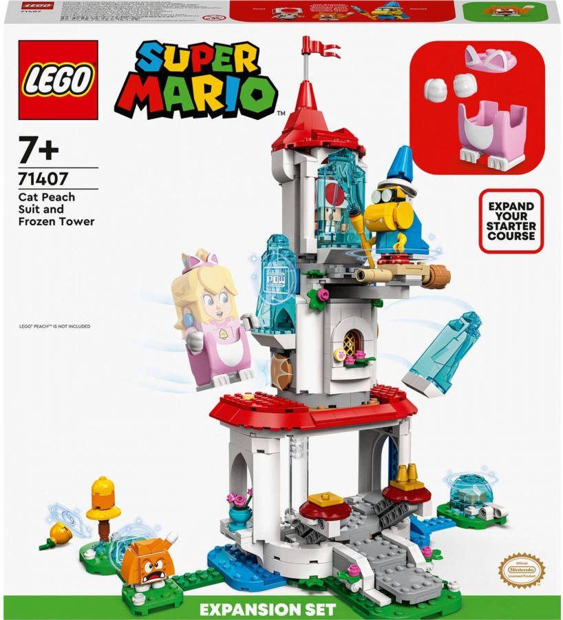 LEGO Super Mario Uitbreidingsset Kat peach uitrusting En Ijstoren 71407