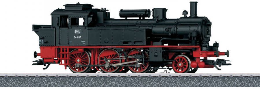 Märklin Tenderlocomotief start up BR 74, DB wisselstroom 36740