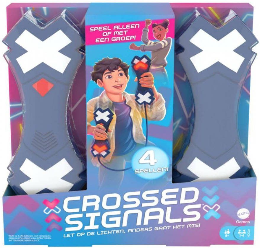 Mattel Behendigheidsspel Crossed Signals Junior Blauw 2 delig