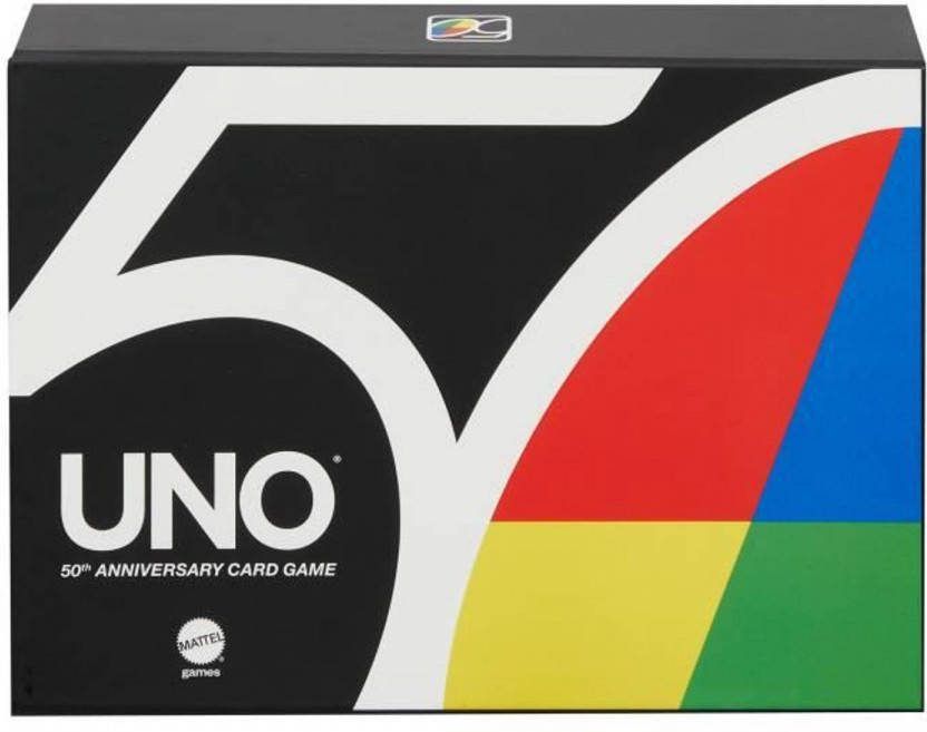 Mattel Games Uno 50eme Premium Kaartspel 2 Tot 10 Spelers 7 Jaar En Ouder