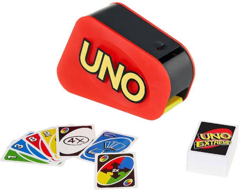 Mattel Kaartspel Uno Extreme Junior Papier Rood