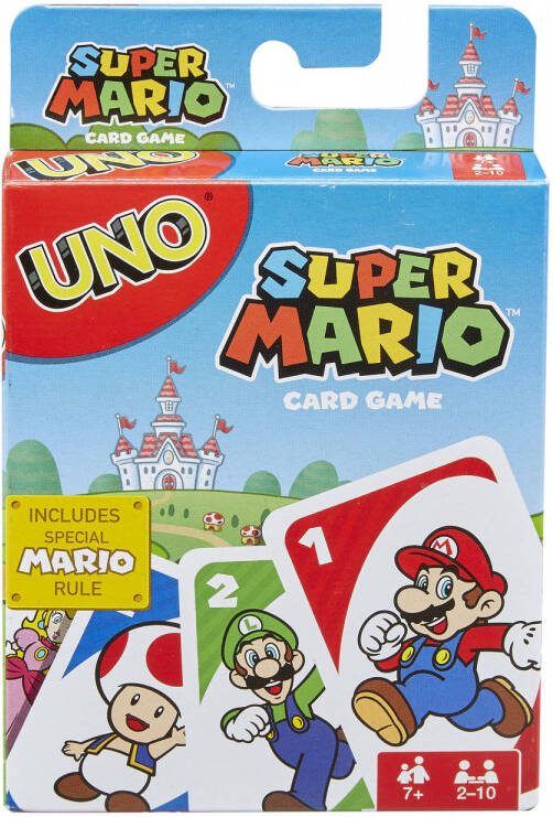 Mattel Kaartspel Uno Super Mario Junior 112 delig