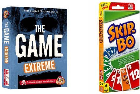 Mattel Spellenbundel Kaartspel 2 Stuks The Game Extreme & Skip bo