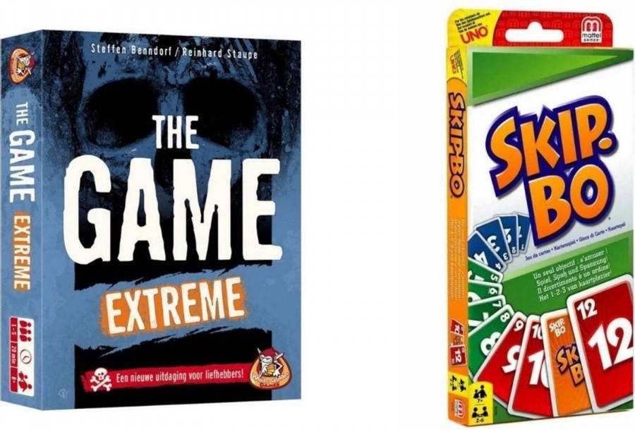 Mattel Spellenbundel Kaartspel 2 Stuks The Game Extreme & Skip bo