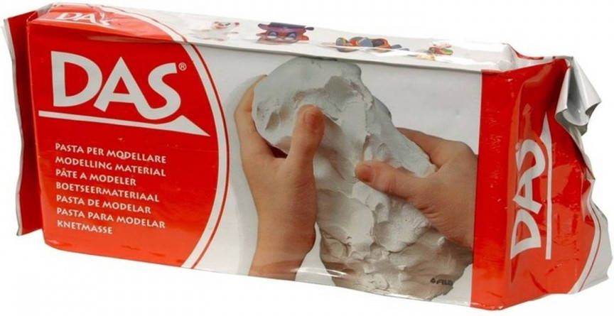 DAS Boetseer Klei Wit 1 Kg Boetseerklei