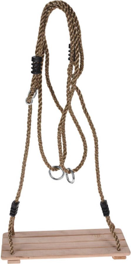 Merkloos Houten Schommel/Kinderschommel 40 X 16 Cm Schommels