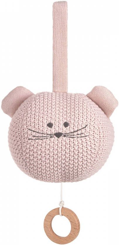 Lässig Gebreide Muziek Mobiel, 100% Organic Cotton, Little Chums Mouse