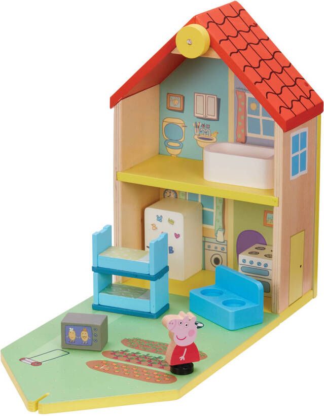 Peppa Pig Houten Speelgoed Speelhuis inclusief Peppa figuur en accessoires