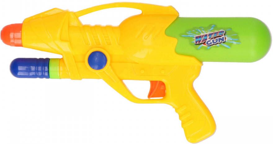 Merkloos Waterpistool/waterpistolen Geel 27 Cm Waterpistolen
