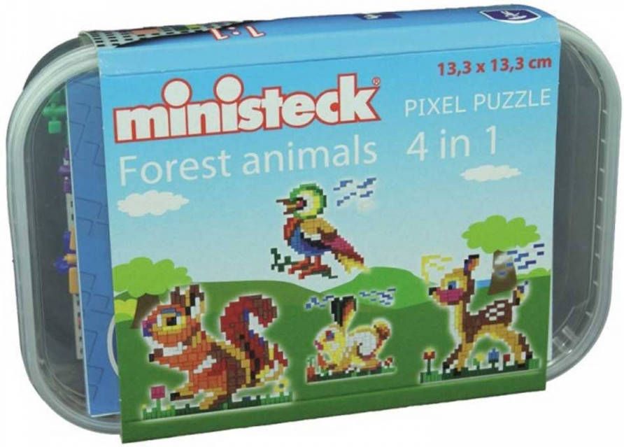 Ministeck 4 in 1 Bosdieren 510 Stukjes