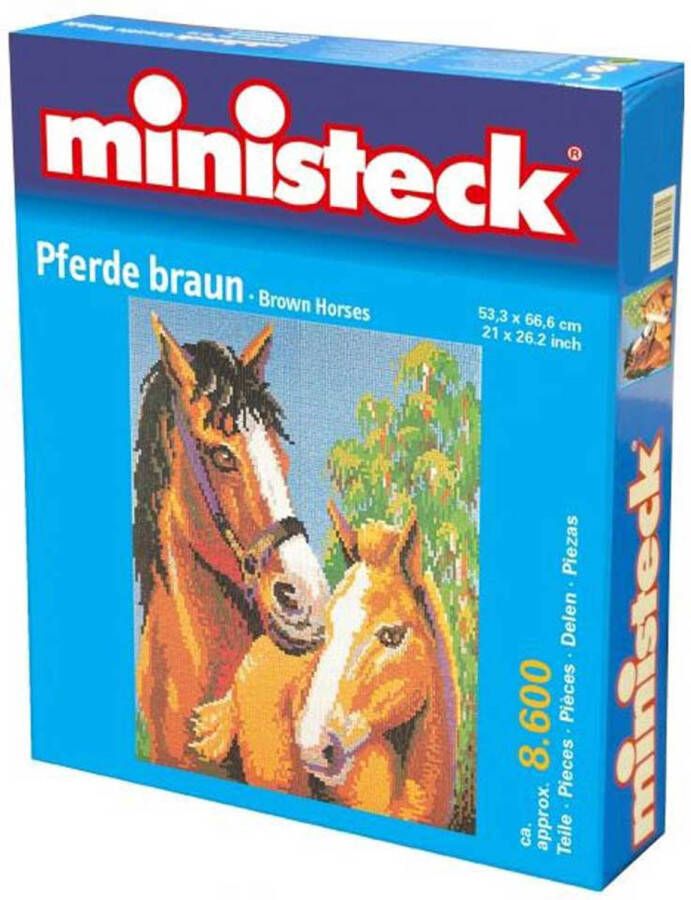 Bruine paarden, ca. 8600 stukjes