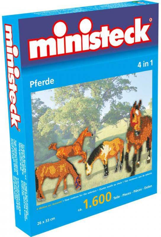 Ministeck Paarden 4 in 1 1600 Stuks