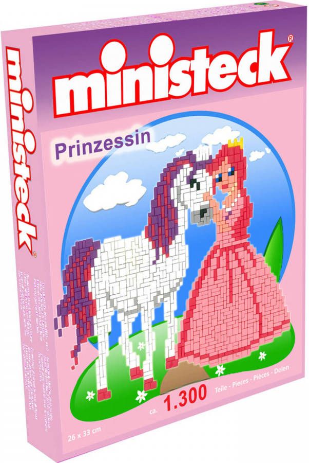 Ministeck Prinses Met Paard XL Set 1200 delig
