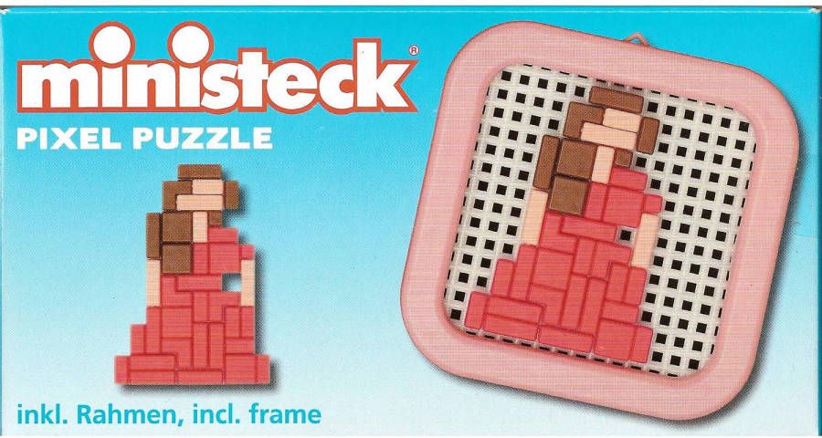 Ministeck Vrouw In Jurk In Lijstje