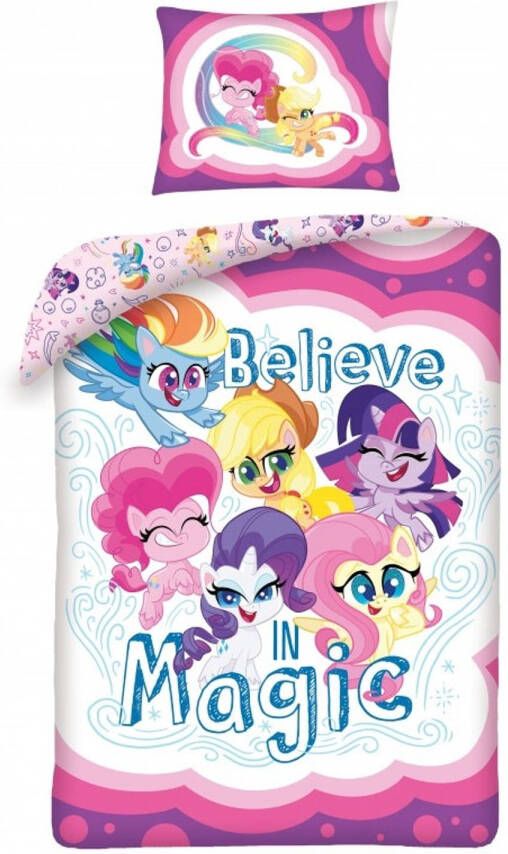 My Little Pony Dekbedovertrek Believe In Magic Eenpersoons 140 X 200 Cm Katoen