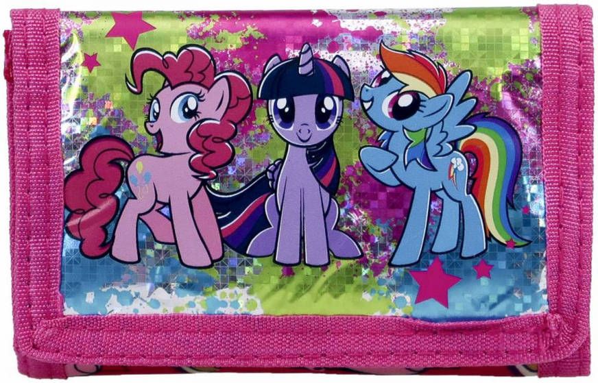 My Little Pony Portemonnee Klitenband 12 X 8 Cm Roze