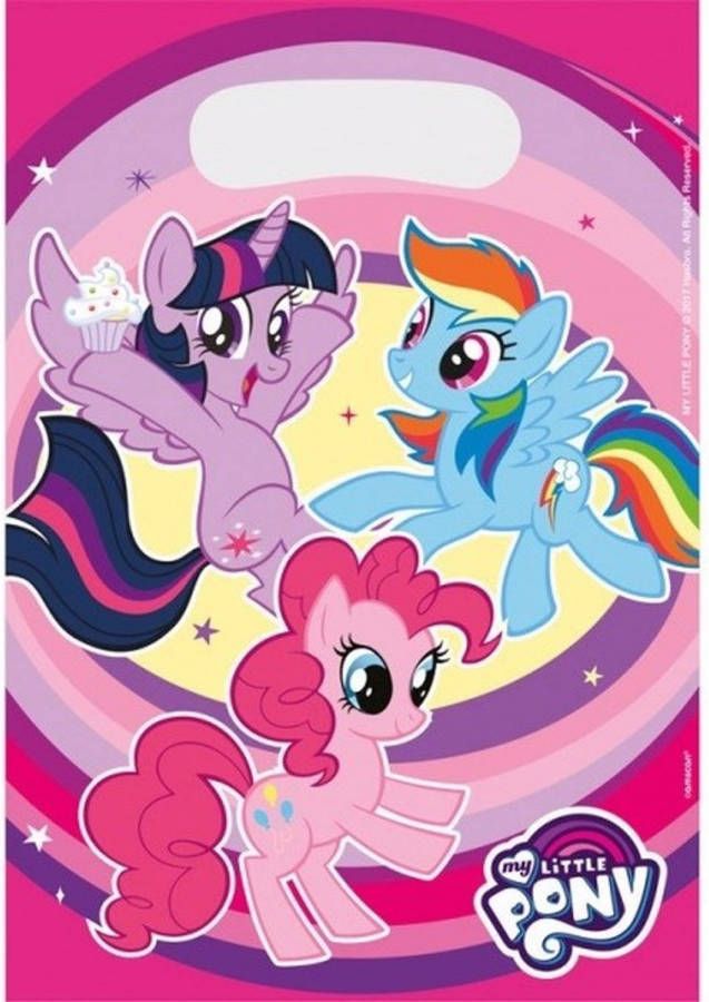My Little Pony Uitdeelzakjes 16x Stuks Uitdeelzakjes
