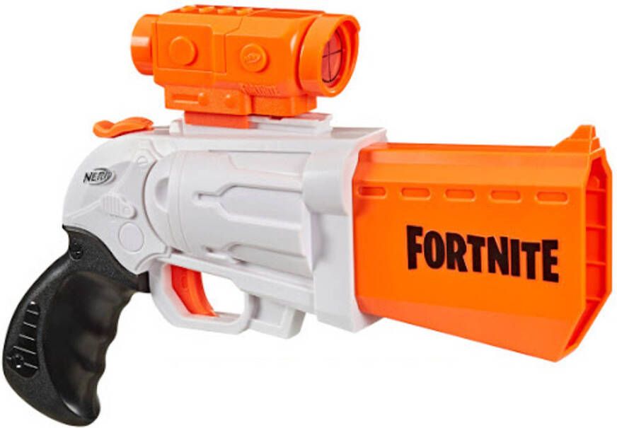 NERF Blaster Fortnite Sr 35, 6 Cm Wit/oranje 9 delig