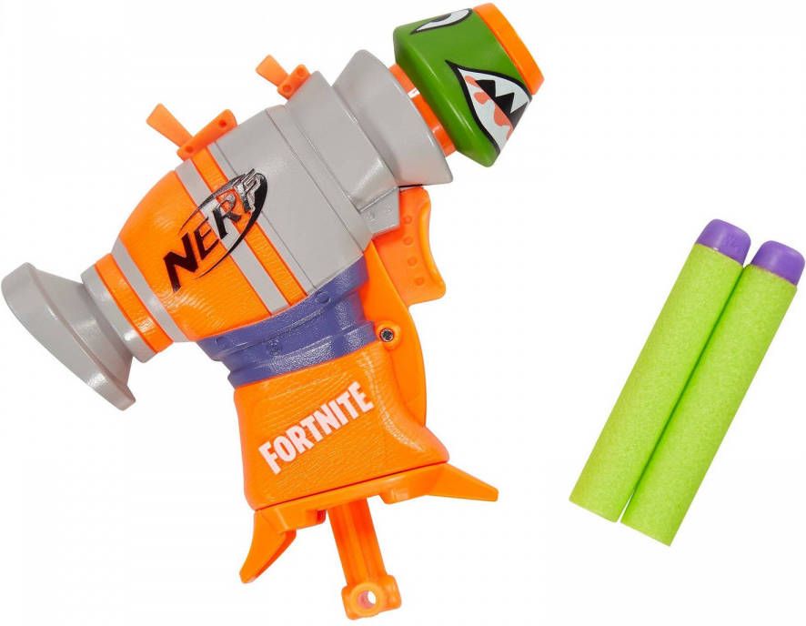 NERF Fortnite Rl Microshots Blaster 13 Cm Grijs/oranje