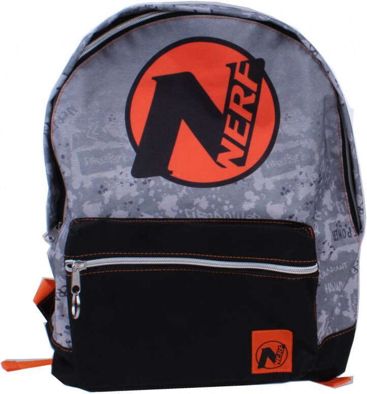 NERF Rugzak Junior 12 Liter Polyester Grijs/zwart/oranje