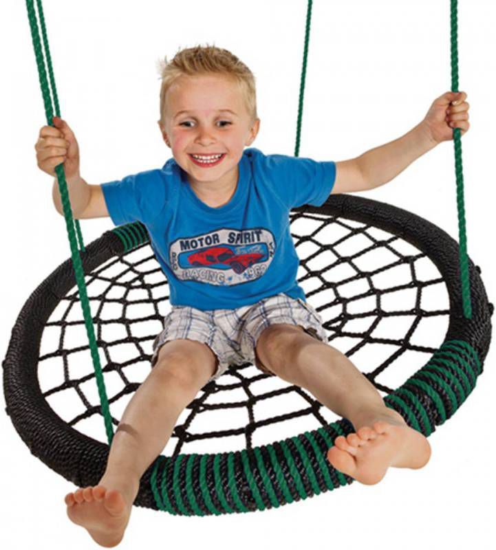 KBT Nestschommel Oval Pp Zwart/groen