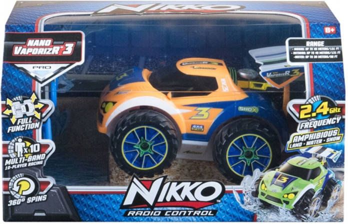 Nikko Radiografisch bestuurbare auto R/C Vaporizr Nano 3 Oranje