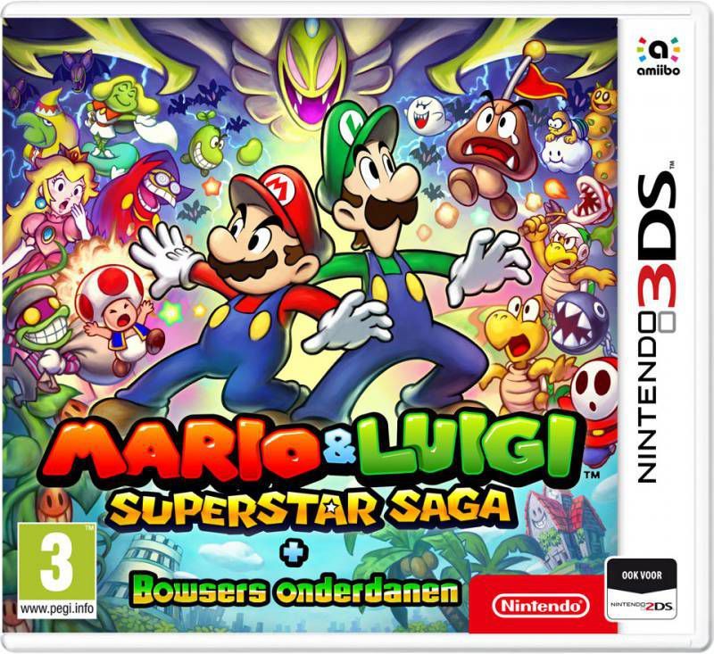 Mario en Luigi Superstar Saga + Bowsers onderdanen(Nintendo 3DS )