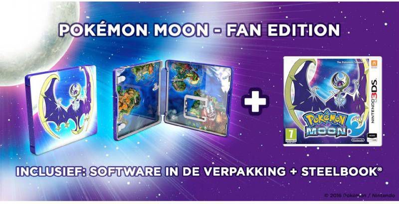 Nintendo 3ds Pokémon Moon Fan Edition