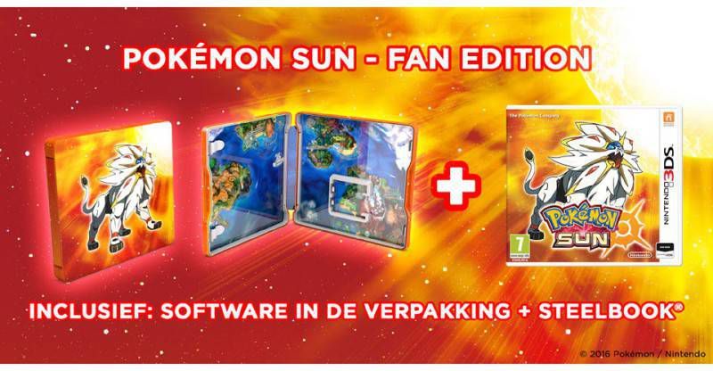 Nintendo 3ds Pokémon Sun Fan Edition