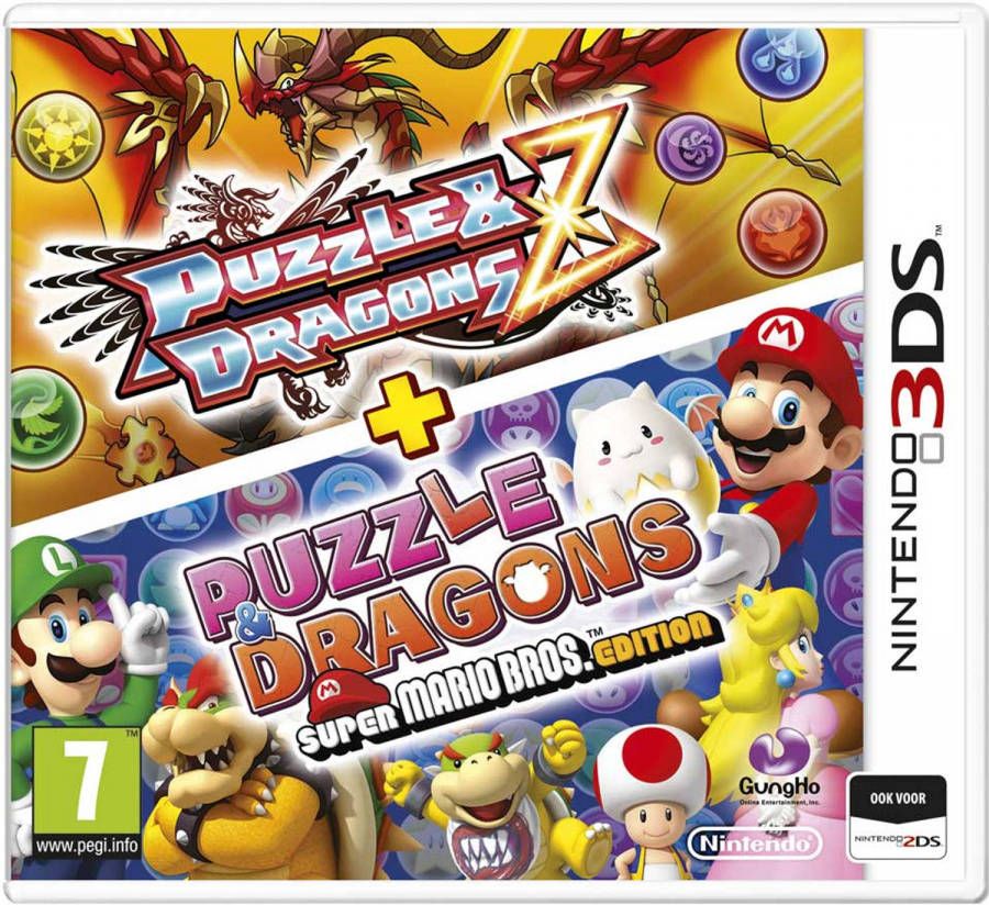 Nintendo 3ds Puzzle & Dragons Z + Puzzle & Dragons Super Mario Bros Edition